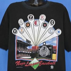 90S Negro League Baseball Players Association Teams T-Shirt Tee